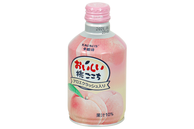 卡昵诗水蜜桃白桃果汁夏季网红饮品饮汁275G